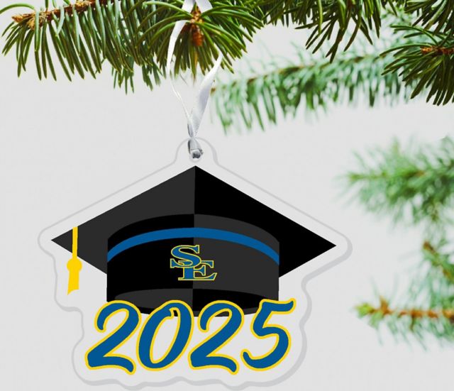 Southeastern Oklahoma State University 3x4 Grad Ornament