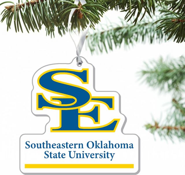 Southeastern Oklahoma State University 3 x 4 Ornament