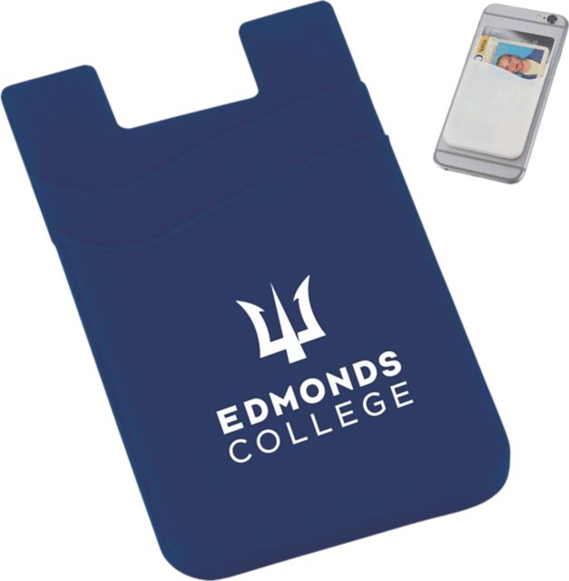Edmonds College Silicone Card Wallet