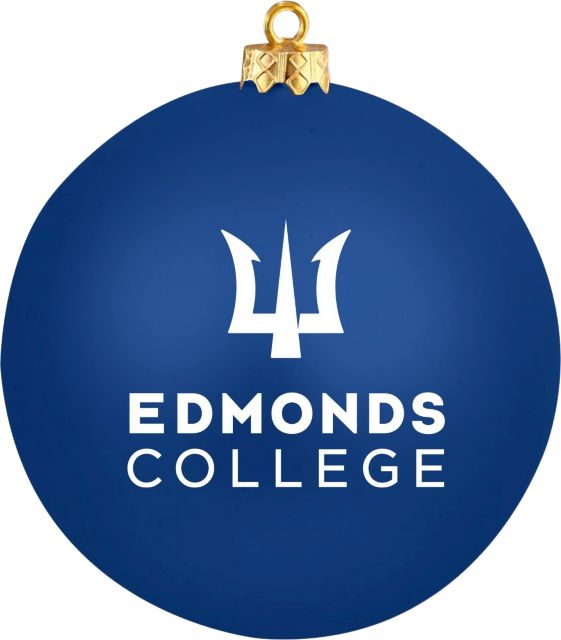 Edmonds College Shatterproof Round Ornament