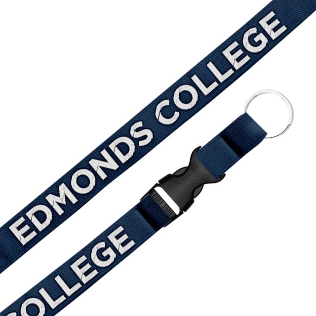 Edmonds College .75 Woven Lanyard