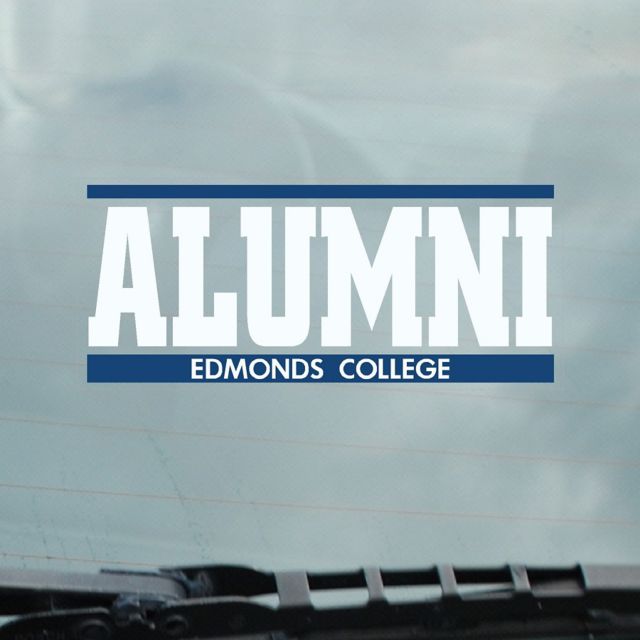 Edmonds College Alumni Cling Decal
