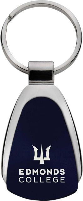 Edmonds College Teardrop Keychain