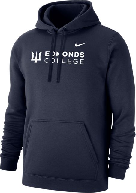 Edmonds College Hooded Pullover Fleece Sweatshirt