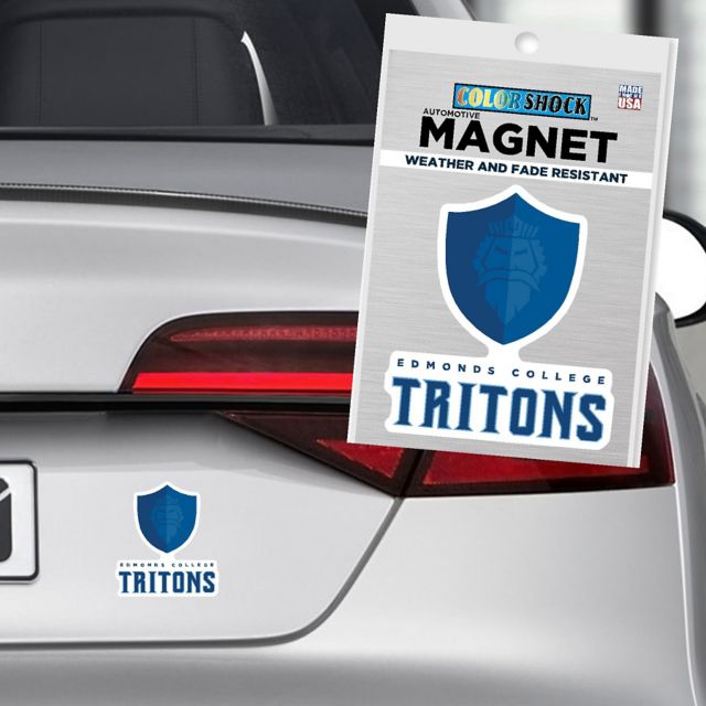 Edmonds College Tritons 4" x 4" Magnet
