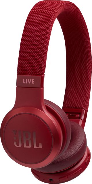 JBL Live 400BT Wireless On-Ear Headphones, Red - ONLINE ONLY