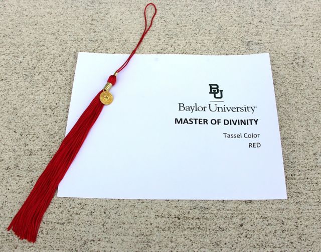 Master of Divinity Tassel