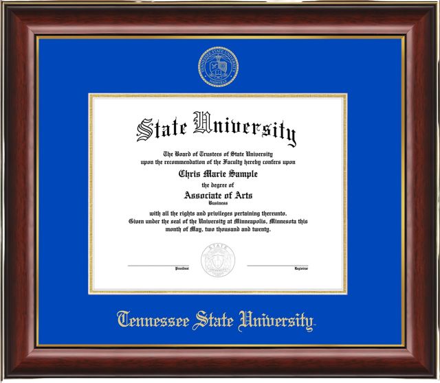 Tennessee State University Classic Diploma Frame