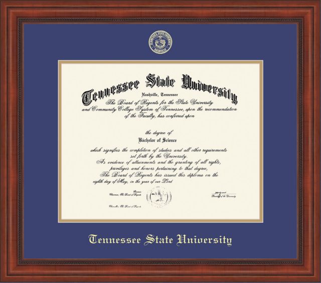 Tennessee State University Diploma Frame