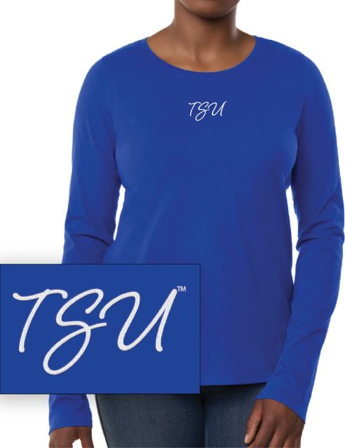 Tennessee State University Women's Chainstitch Long Sleeve T-Shirt