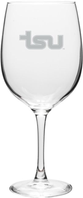 Tennessee State University 19 Oz. Tigers Wine Glass