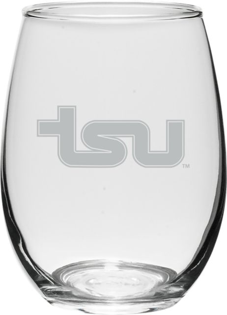 Tennessee State University 21 oz. Wine Glass