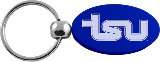 Tennessee State University Wave Key Tag Blue 