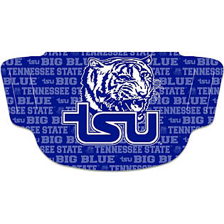 Tennessee State Neck Gaiter Blue All Over Logo TSU