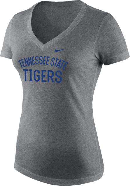 Tennessee State University Tigers Women's Triblend V-Neck Short Sleeve T-Shirt