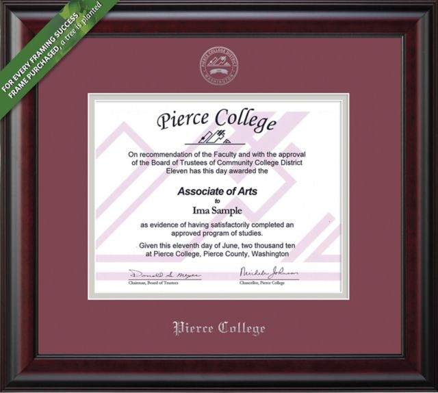 Pierce College 8.5'' x 11'' Classic Diploma Frame