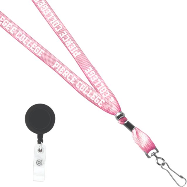 Pierce College Card Clamp Lanyard