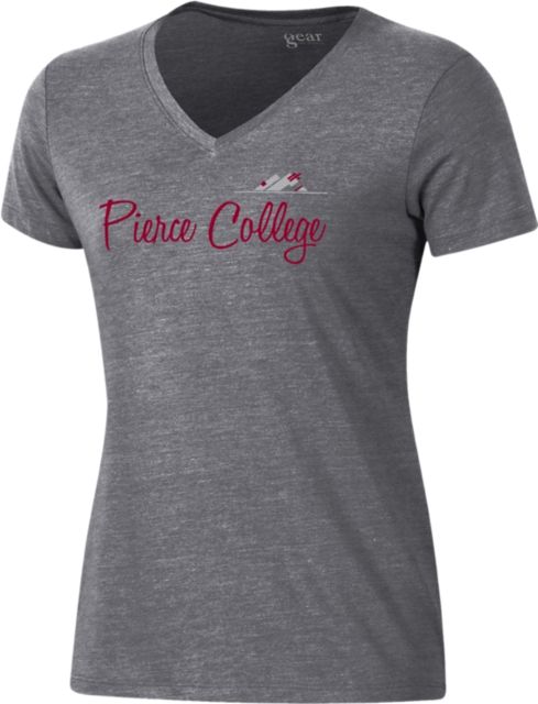 Pierce College Women's V-Neck Short Sleeve T-Shirt