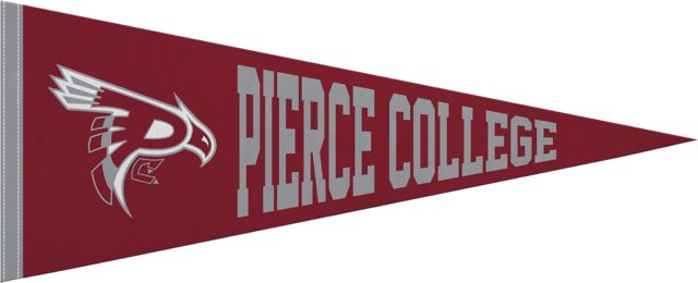 Pierce College 12"X30" Full Color Pennant