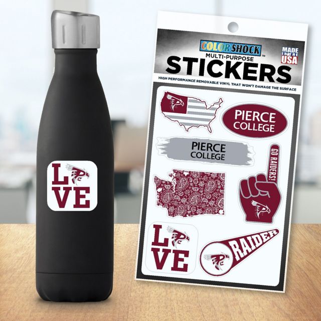Pierce College 7.5'' x 7.5'' Sticker Sheet