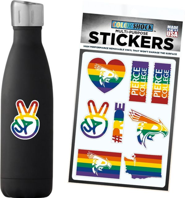 Pierce College 7.5'' x 7.5'' Sticker Sheet