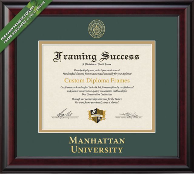 Manhattan University 8.5'' x 11'' Classic Diploma Frame