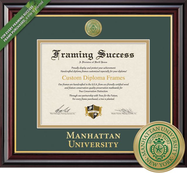 Manhattan University 8.5'' x 11'' Windsor Diploma Frame