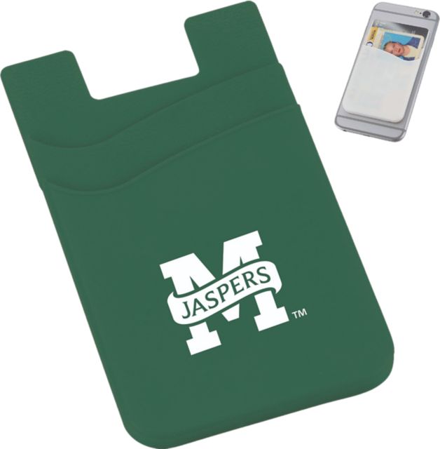 Manhattan University Jaspers Silicone Card Wallet