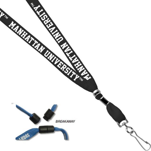 Manhattan University 3/8'' Breakaway Lanyard