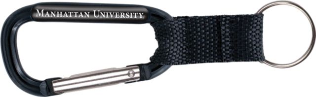 Manhattan University Carabiner Keychain