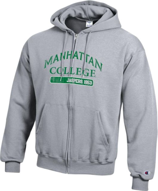 Manhattan College Jaspers Full Zip Hooded Sweatshirt Manhattan