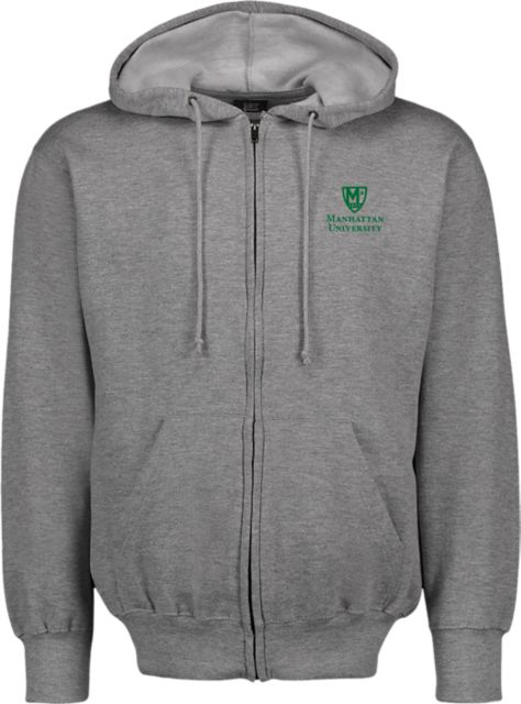 Manhattan University Full Zip Hooded Sweatshirt
