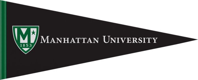 Manhattan University 12"X30" Full Color Pennant