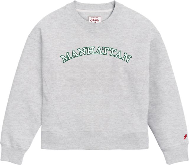 Manhattan University Women's Boxy Crewneck Sweatshirt