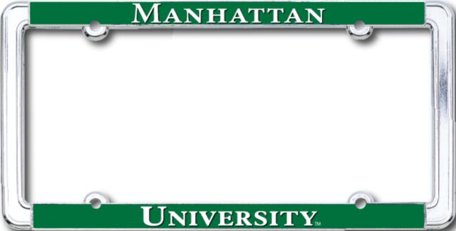 Manhattan University License Plate Frame