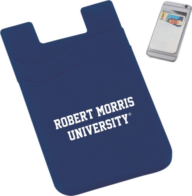 Robert Morris University Silicone Card Wallet