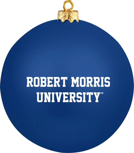 Robert Morris University Round Shatterproof Ornament