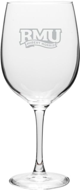 Robert Morris University 19 oz. Wine Glass