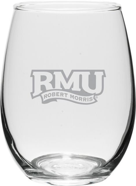 Robert Morris University 15 oz. Wine Glass