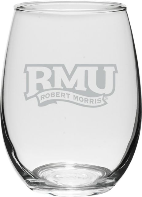 Robert Morris University 21 oz. Wine Glass
