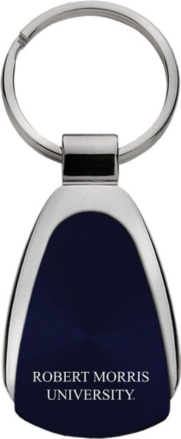 Robert Morris University Teardrop Key Tag