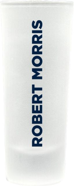 Robert Morris University Frosted Collector's Glass