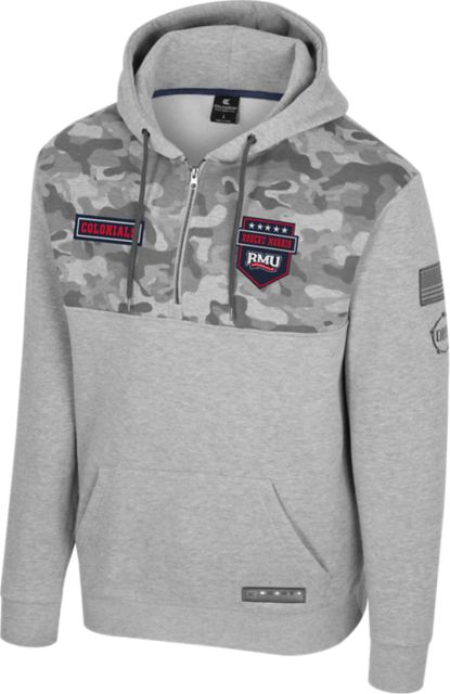 Robert Morris University Colonials Operation Hat Trick Platoon 1/4 Zip Hooded Sweatshirt