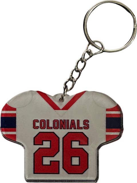 Robert Morris University Away Football Jersey Keychain