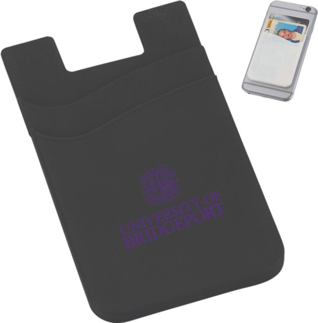 University of Bridgeport Silicone Card Wallet