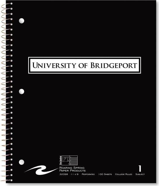 University of Bridgeport 1 Subject Notebook