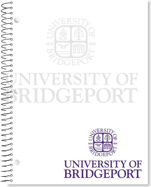University of Bridgeport Notebook 70-Sheet