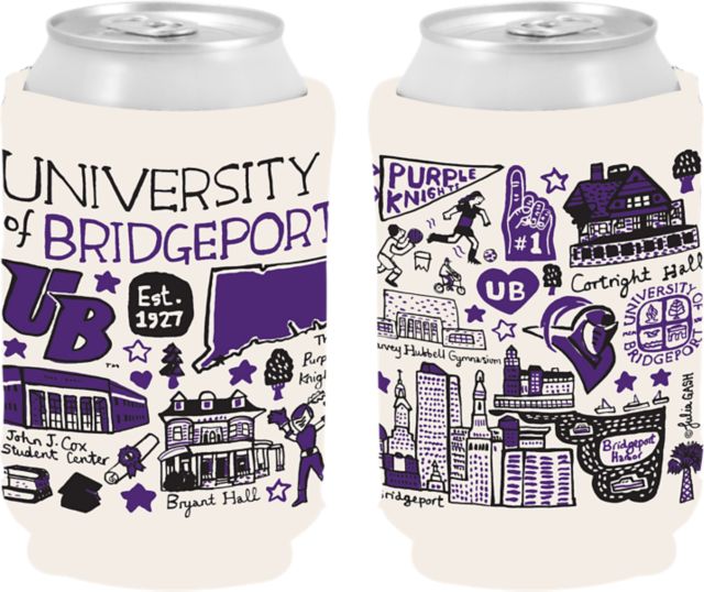 University of Bridgeport Julia Gash Can Coozie