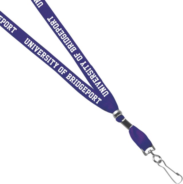 University of Bridgeport 3-8'' J Hook Lanyard