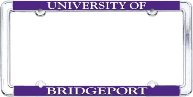 University of Bridgeport Thin Dome License Plate Frame